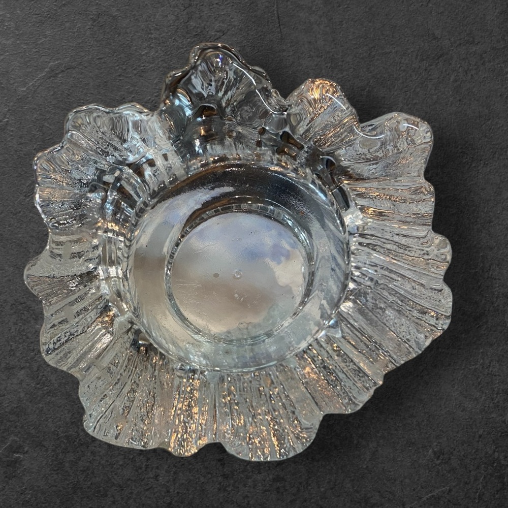 NYBRO Sweden crystal candle holder “iceberg “ - Picture 4 of 4